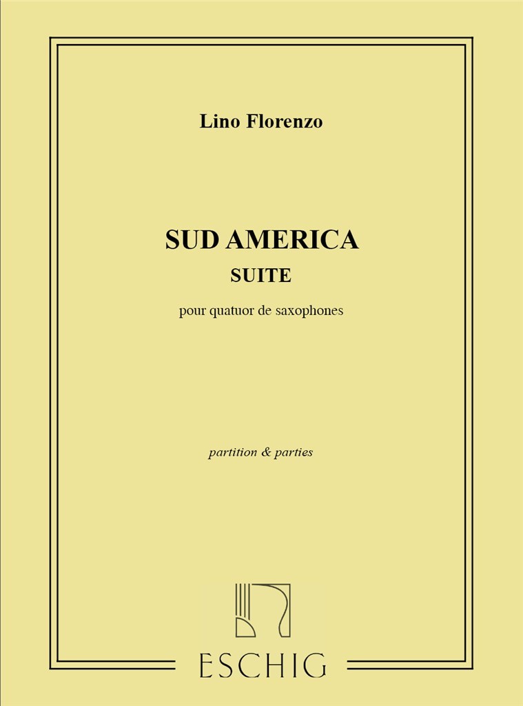 Sud America4 Saxophonespartition Et Materiel